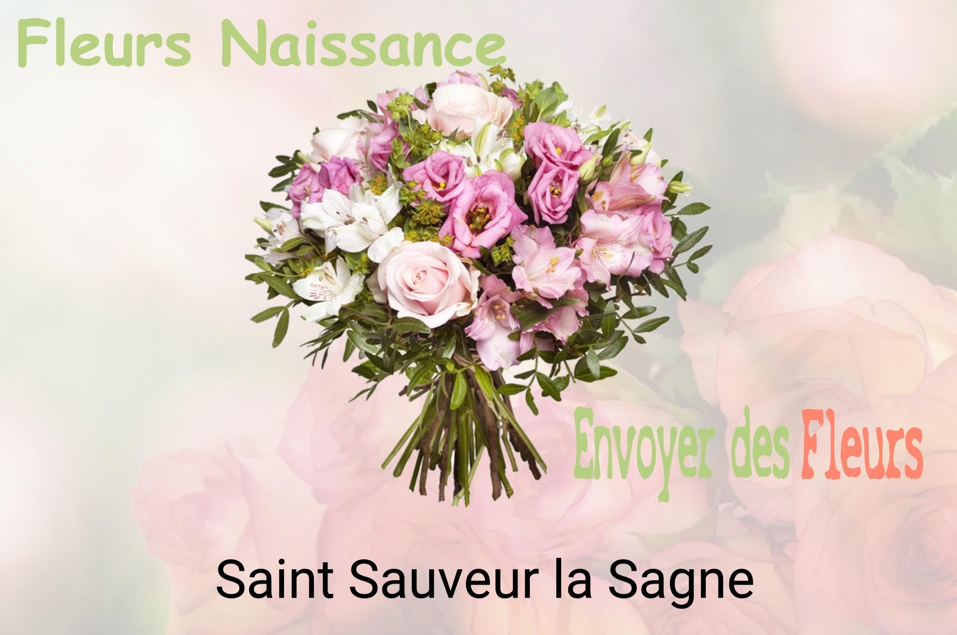 Bouquet de fleurs de naissance livré à Saint-Sauveur-la-Sagne